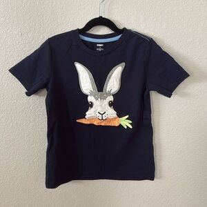Gymboree boys Easter bunny tee. Dark blue. Size 8. 
Like new!